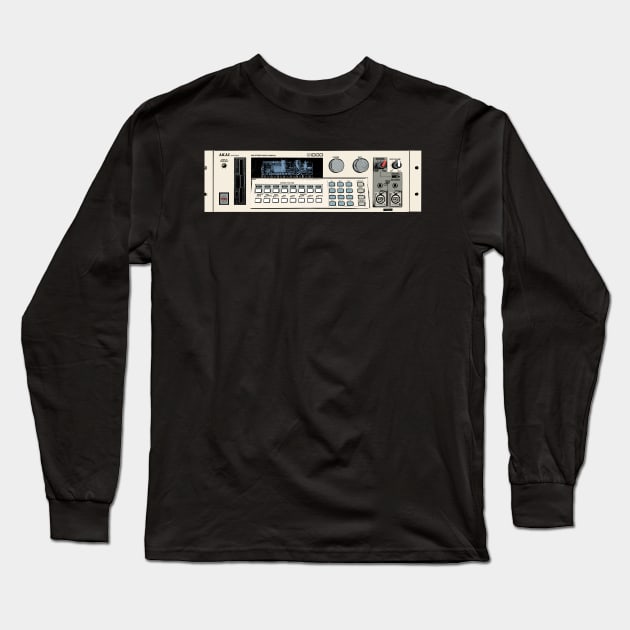 Akai S1000 Sampler  /\/\/  Lofi Sampling Long Sleeve T-Shirt by DankFutura